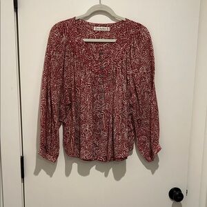 We The Free Cotton Peasant Blouse